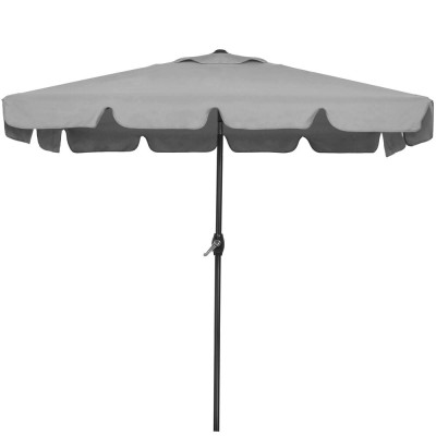 Zahradní slunečník 120x200 cm SPRINGOS GU0038 šedý