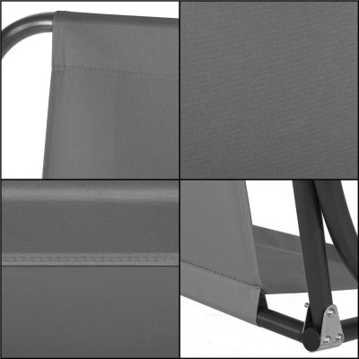 Potah sedáku pro zahradní houpačky 160X100 cm SPRINGOS GS003S šedý