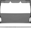 Potah sedáku pro zahradní houpačky 160X100 cm SPRINGOS GS003S šedý