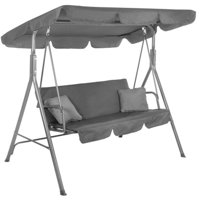 Stříška pro zahradní houpačky 220x115 cm cm SPRINGOS GS0003R šedá