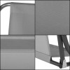 Potah sedáku pro zahradní houpačky 130x100 cm SPRINGOS GS0015S světle šedý