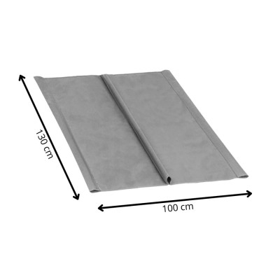 Potah sedáku pro zahradní houpačky 130x100 cm SPRINGOS GS1015S světle šedý