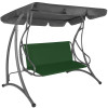 Potah sedáku pro zahradní houpačky 110x90 cm SPRINGOS GS1002 zelený