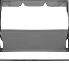 Potah sedáku pro zahradní houpačky 110x90 cm SPRINGOS GS1004 šedý