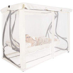 Moskytiéra pro zahradní houpačky 165x680 cm SPRINGOS GS0025M béžová