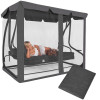 Moskytiéra pro zahradní houpačky 165x680 cm SPRINGOS GS0026M šedá