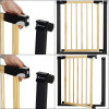 Bezpečnostní zábrana 75-96 cm SPRINGOS BABYLOCK hnědáčerná