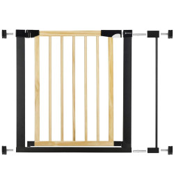 Bezpečnostní zábrana 75-89 cm SPRINGOS BABYLOCK hnědáčerná