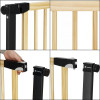 Bezpečnostní zábrana 75-117 cm SPRINGOS BABYLOCK hnědáčerná