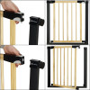 Bezpečnostní zábrana 75-110 cm SPRINGOS BABYLOCK hnědáčerná