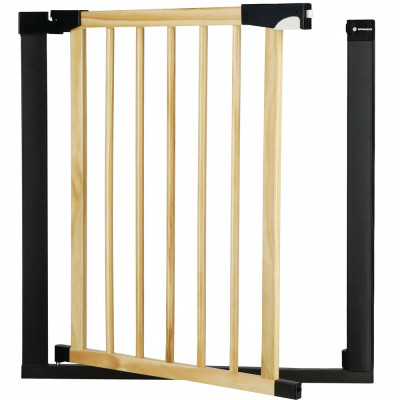 Bezpečnostní zábrana 75-110 cm SPRINGOS BABYLOCK hnědáčerná