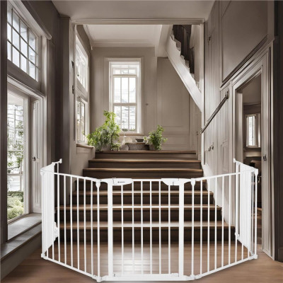 Bezpečnostní zábrana nastavitelná 318 cm SPRINGOS BABYLOCK bílá