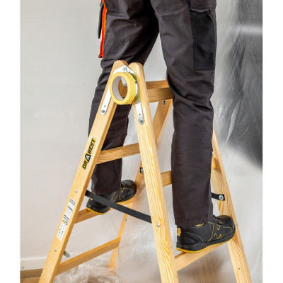 Dřevěné malířské štafle 2x4 stupně oboustranné DRABEST DREW 2x4 PRO