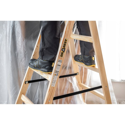Dřevěné malířské štafle 2x6 stupňů oboustranné DRABEST DREW 2x6 PRO