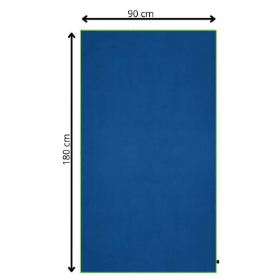 Rychleschnoucí ručník 180x90 cm SPRINGOS MENORCA tmavě modrý