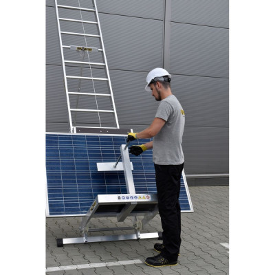 Stavební výtah pro fotovoltaiku 12,5 m DRABEST WT-12-PV PRO