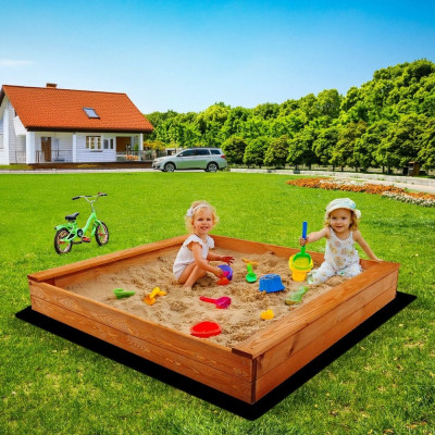 Dětské pískoviště 120x120 cm SPRINGOS NIKI 120IM + podložka