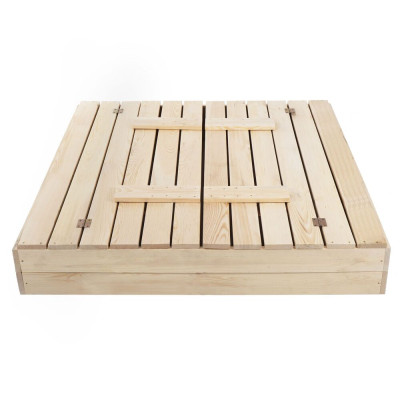 Dětské pískoviště s krytem 120x120 cm SPRINGOS ZUZA 120N + podložka