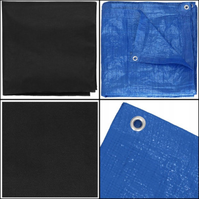 Dětské pískoviště s krytem 150x150 cm SPRINGOS SARA 150IMS + hračky, plachta a podložka