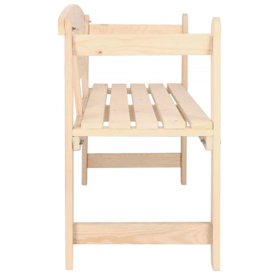 Zahradní lavička 119 cm SPRINGOS FLORA přírodní