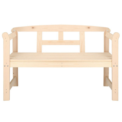 Zahradní lavička 119 cm SPRINGOS FLORA přírodní