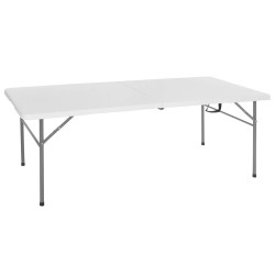 Cateringový stůl skládací 200x90 cm SPRINGOS EVENT GF0100 bílý