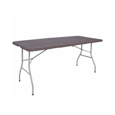 Skládací cateringový stůl 180x74 cm SPRINGOS RAUT GF0055 hnědý