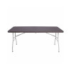 Skládací cateringový stůl 180x74 cm SPRINGOS RAUT GF0055 hnědý