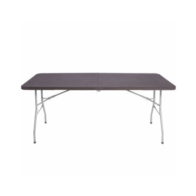 Skládací cateringový stůl 180x74 cm SPRINGOS RAUT GF0055 hnědý