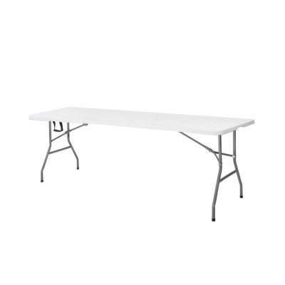 Cateringový stůl skládací 240x75 cm SPRINGOS RAUT GF0050 bílý