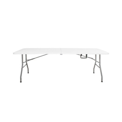Cateringový stůl skládací 240x75 cm SPRINGOS RAUT GF0050 bílý