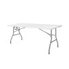 Cateringový stůl skládací 180x75 cm SPRINGOS RAUT GF0051 bílý