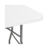 Cateringový stůl skládací 180x74 cm SPRINGOS RAUT GF0051 bílý