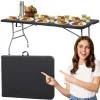 Skládací cateringový stůl 180x75 cm SPRINGOS RAUT GF0056 černý