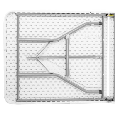 Skládací cateringový stůl 180x74 cm SPRINGOS RAUT GF0108 bílý