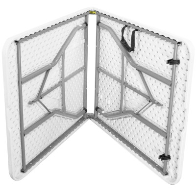 Skládací cateringový stůl 180x74 cm SPRINGOS RAUT GF0108 bílý