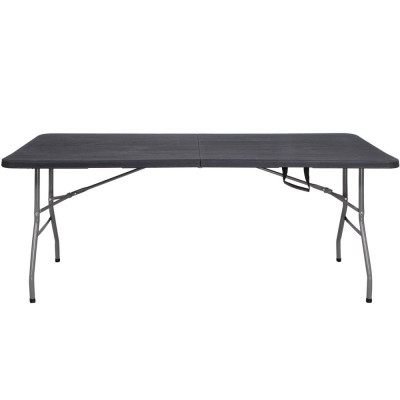 Cateringový stůl skládací 180x75 cm SPRINGOS RAUT GF0052 grafitový