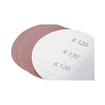 Brusný papír s adaptérem 150 mm K60, K80, K120, K240, 13-dílná sada