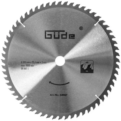 Güde Pilový kotouč HM 305x25,4 60Z