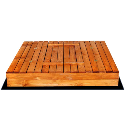 Dětské pískoviště s krytem 150x150 cm SPRINGOS + podložka