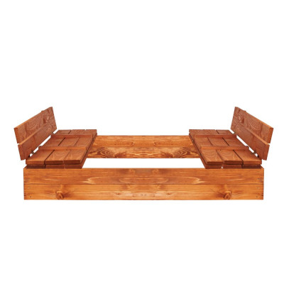 Dětské pískoviště s krytem 150x150 cm SPRINGOS + podložka