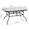 Zahradní stůl 120x70 SPRINGOS TOSCANA GF0080
