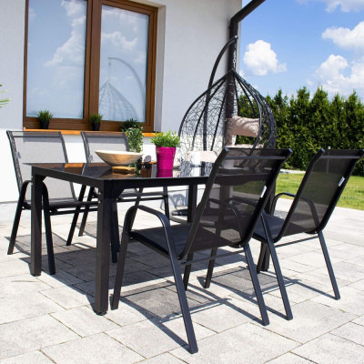 GF0071 ZAHRADNÍ ŽIDLE 73 X 55,5 X 93 CM