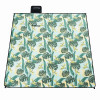 Pikniková deka 200x200 SPRINGOS PM052 zelená s listy