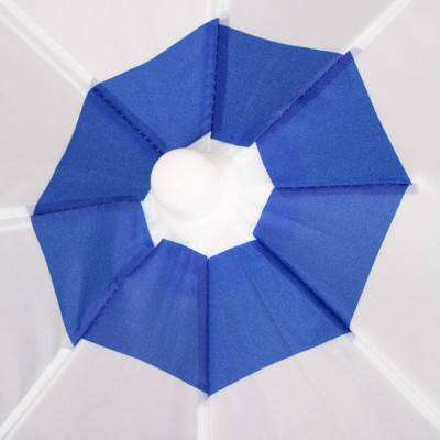 Zahradní slunečník 160 cm SPRINGOS VIVA BU0008 modro-bílý