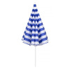 Zahradní slunečník 160 cm SPRINGOS VIVA BU0008 modro-bílý
