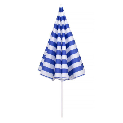 Zahradní slunečník 160 cm SPRINGOS VIVA BU0008 modro-bílý