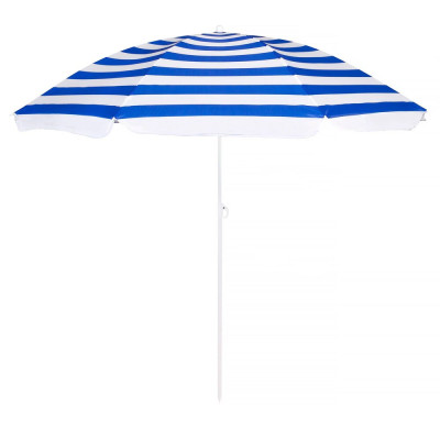 Zahradní slunečník 160 cm SPRINGOS VIVA BU0008 modro-bílý