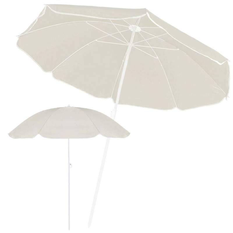 Zahradní slunečník 145 cm SPRINGOS CLASSIC BU0024 světle béžový Zahradní slunečník 145 cm SPRINGOS CLASSIC BU0024 světle béžový