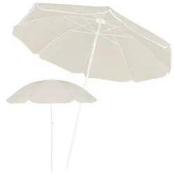 Zahradní slunečník 145 cm SPRINGOS CLASSIC BU0024 světle béžový